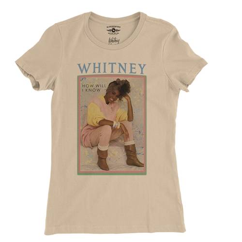 Whitney Houston How Will I Know Ladies T Shirt - Relaxed Fit
