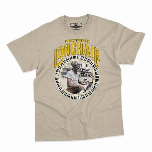 Professor Longhair Piano T-Shirt - Classic Heavy Cotton