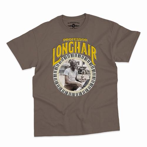Professor Longhair Piano T-Shirt - Classic Heavy Cotton