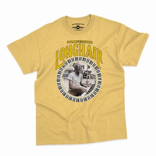 Professor Longhair Piano T-Shirt - Classic Heavy Cotton