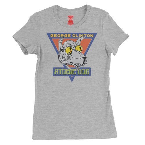 Retro George Clinton Atomic Dog Ladies T Shirt - Relaxed Fit