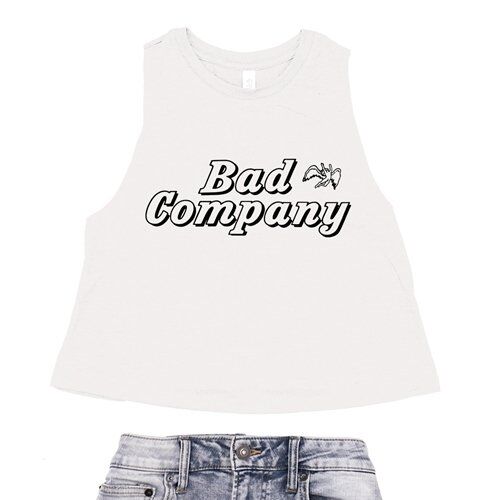 Vintage Bad Company Icarus Racerback Crop Top - Women's