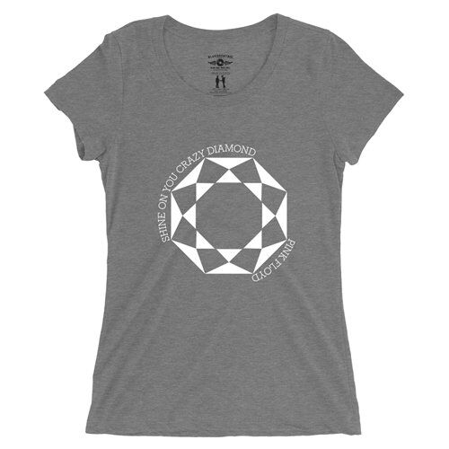 Pink Floyd Shine On You Crazy Diamond Ladies T Shirt - Relaxed Fit