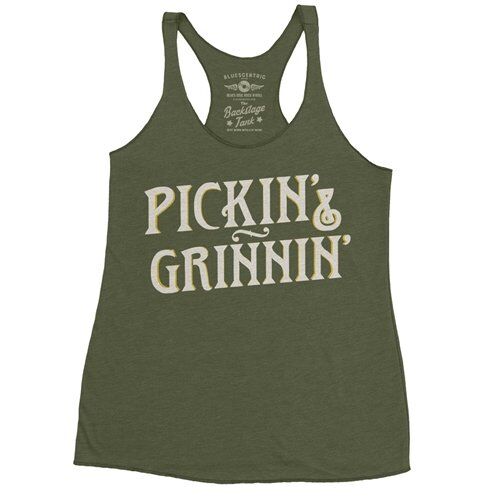 Pickin' & Grinnin' Bluegrass Racerback Tank - Women's