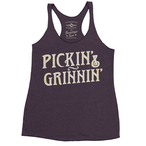 Pickin' & Grinnin' Bluegrass Racerback Tank - Women's