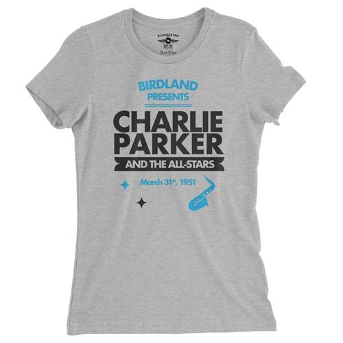 Charlie Parker Birdland Vintage Concert Ladies T Shirt - Relaxed Fit