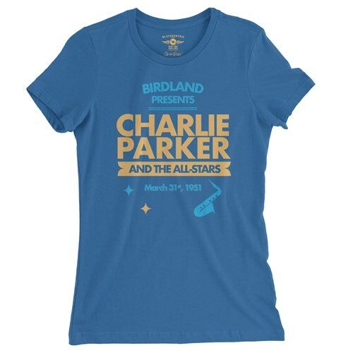 Charlie Parker Birdland Vintage Concert Ladies T Shirt - Relaxed Fit
