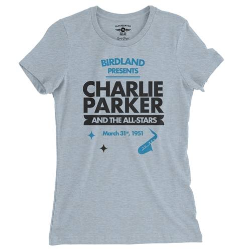 Charlie Parker Birdland Vintage Concert Ladies T Shirt - Relaxed Fit