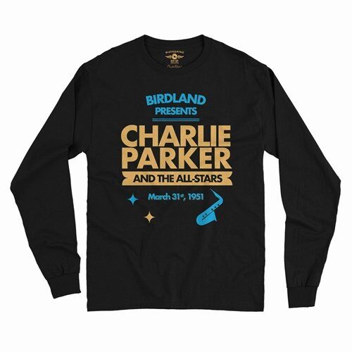 Charlie Parker Birdland Vintage Concert Long Sleeve T-Shirt