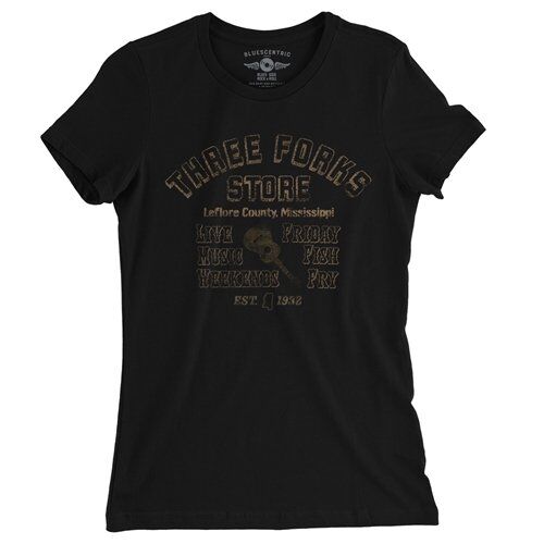 Three Forks Store Mississippi Ladies T Shirt - Relaxed Fit