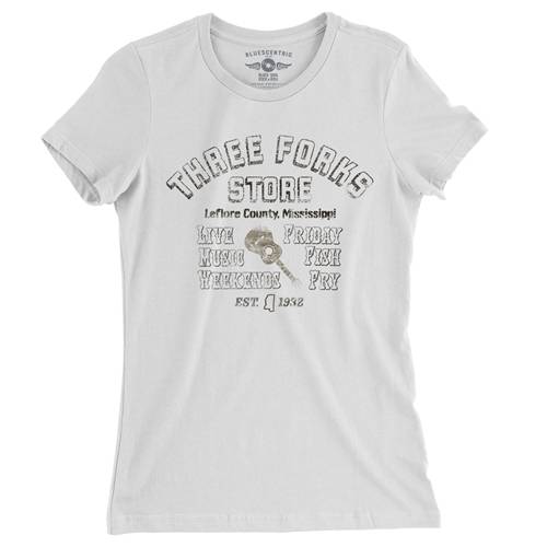 Three Forks Store Mississippi Ladies T Shirt - Relaxed Fit