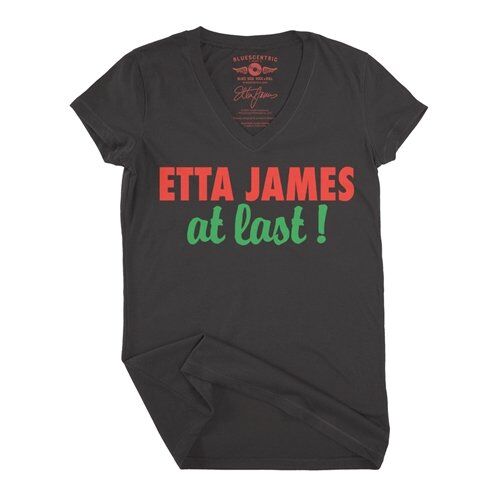Etta James At Last V-Neck T Shirt - Women's