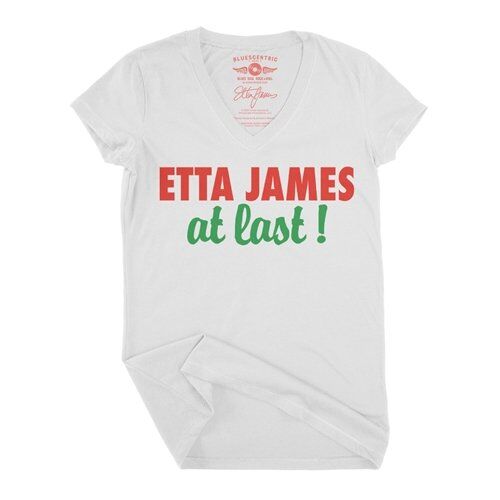 Etta James At Last V-Neck T Shirt - Women's