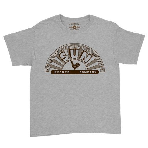 Classic Brown Sun Records Logo Youth T-Shirt - Lightweight Vintage Children & Toddlers