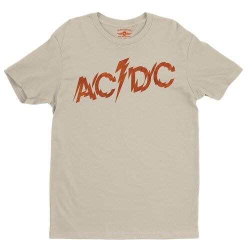AC/DC Fiery Logo T-Shirt - Lightweight Vintage Style