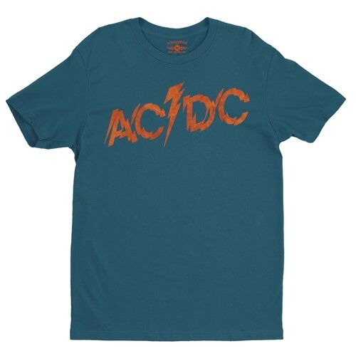 AC/DC Fiery Logo T-Shirt - Lightweight Vintage Style
