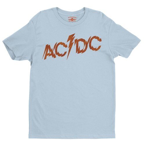 AC/DC Fiery Logo T-Shirt - Lightweight Vintage Style