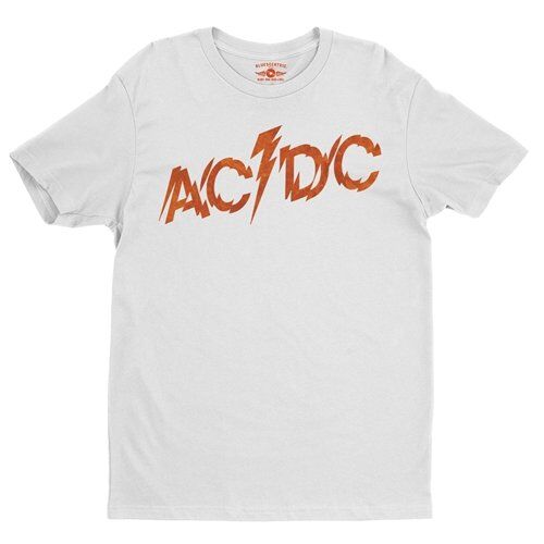 AC/DC Fiery Logo T-Shirt - Lightweight Vintage Style
