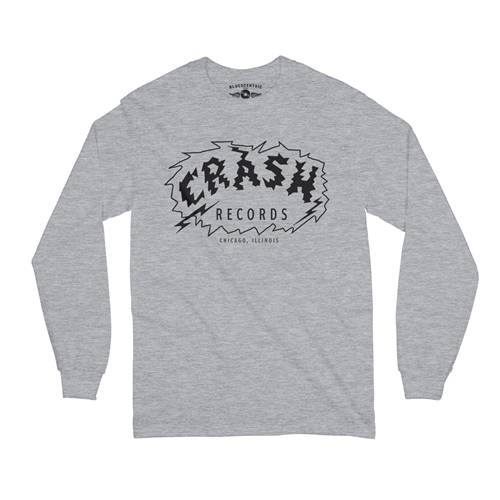 Crash Records Logo Long Sleeve T-Shirt