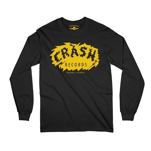 Crash Records Logo Long Sleeve T-Shirt