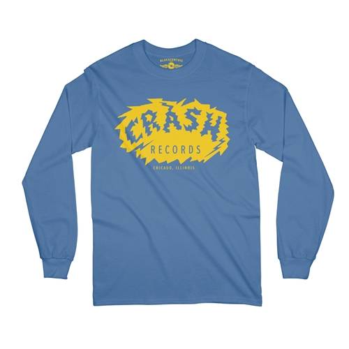 Crash Records Logo Long Sleeve T-Shirt