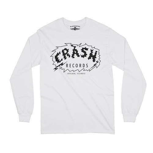 Crash Records Logo Long Sleeve T-Shirt