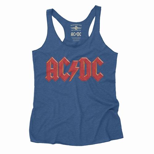 Red AC/DC Logo Racerback Tank - Women's
