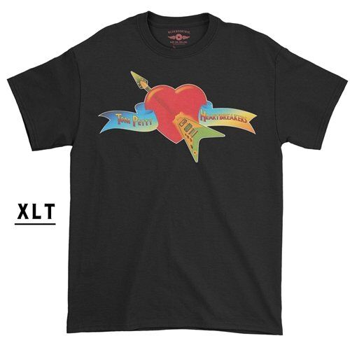 XLT Tom Petty and the Heartbreakers Flying V Logo T-Shirt - Men's Big & Tall