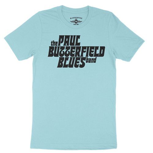 The Paul Butterfield Blues Band Black Logo T-Shirt - Lightweight Vintage Style