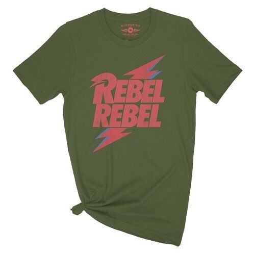 David Bowie Rebel Rebel T-Shirt - Lightweight Vintage Style
