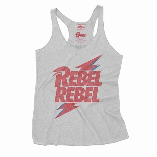 David Bowie Rebel Rebel Racerback Tank - Women's