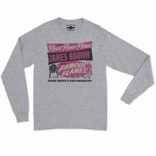 James Brown Famous Flames Tour Long Sleeve T-Shirt