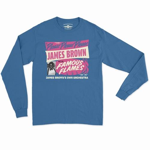 James Brown Famous Flames Tour Long Sleeve T-Shirt