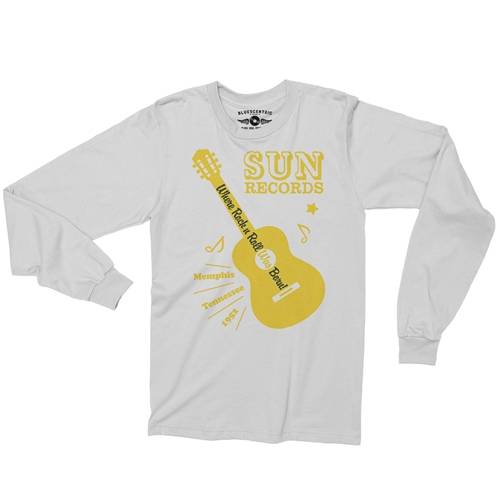 Sun Records Halftone Guitar Long Sleeve T-Shirt