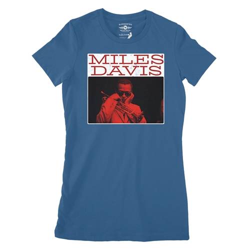 Graphic Miles Davis Ladies T Shirt - Relaxed Fit