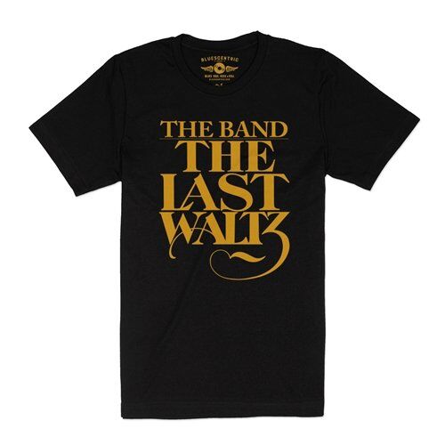 The Band The Last Waltz GOLD Logo T-Shirt - Lightweight Vintage Style