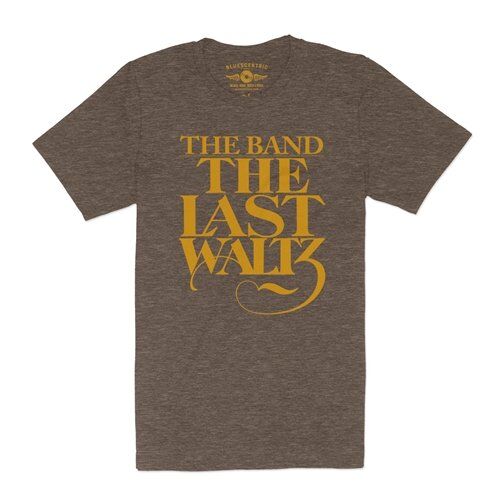 The Band The Last Waltz GOLD Logo T-Shirt - Lightweight Vintage Style