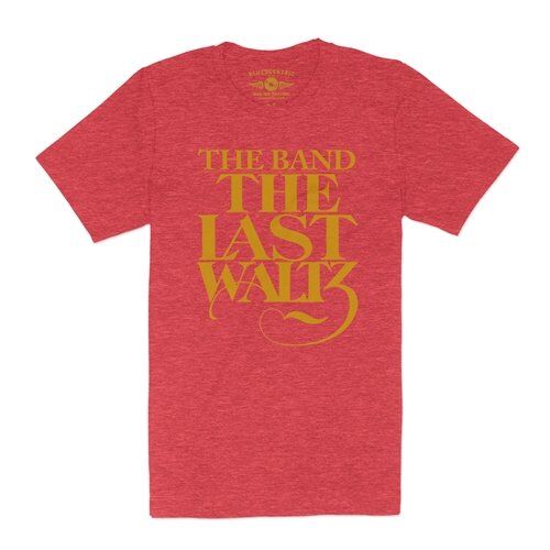 The Band The Last Waltz GOLD Logo T-Shirt - Lightweight Vintage Style