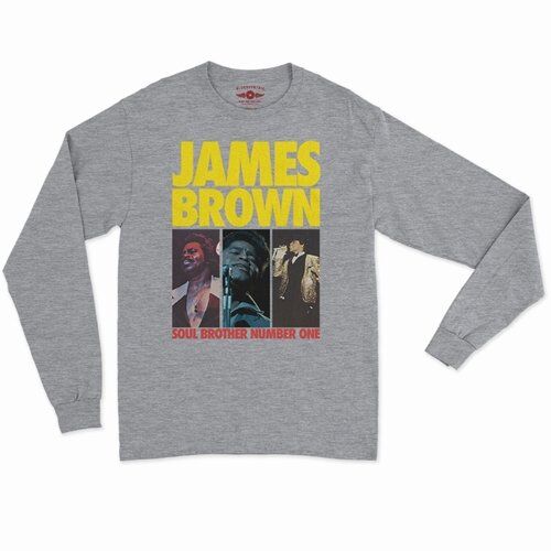 James Brown Soul Brother #1 Collage Long Sleeve T-Shirt