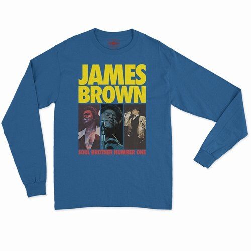 James Brown Soul Brother #1 Collage Long Sleeve T-Shirt