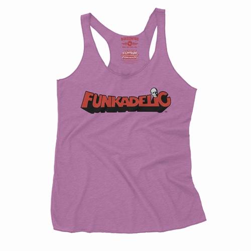 Red Funkadelic Logo Racerback Tank - Women's