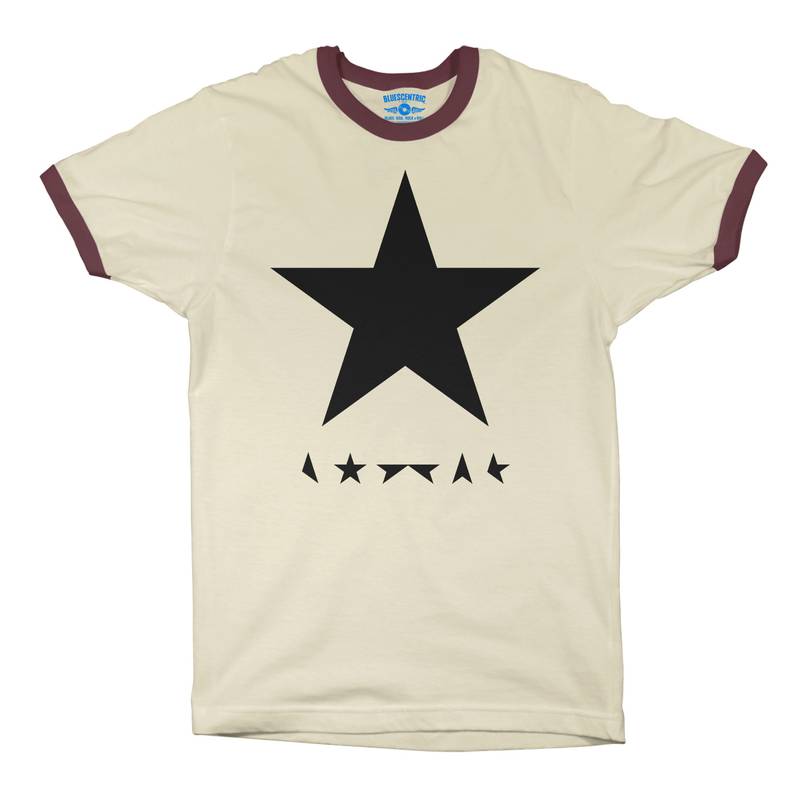 David Bowie Blackstar Album Cover Ringer T-Shirt in default
