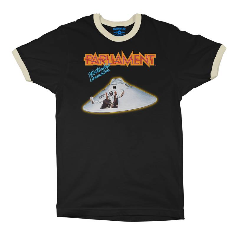 Parliament Mothership Connection Album Cover Ringer T-Shirt in default