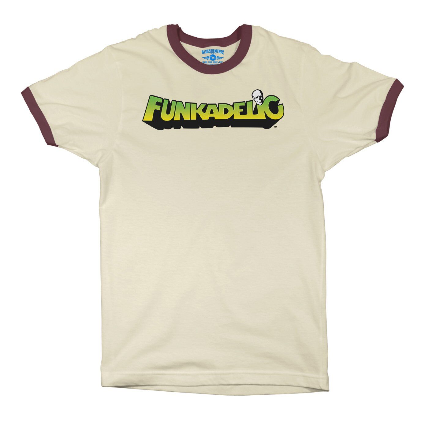 Green and Yellow Funkadelic Logo Ringer T-Shirt in default