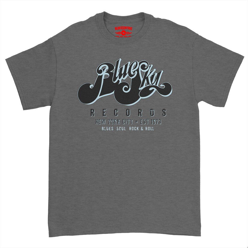 Blue Sky Records T-Shirt - Heavy Cotton - Dark Heather