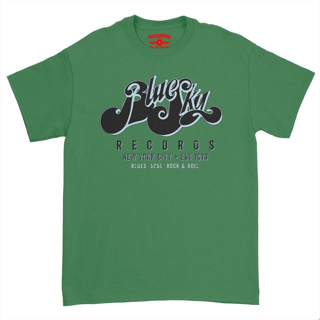 Blue Sky Records T-Shirt - Heavy Cotton - Kelly