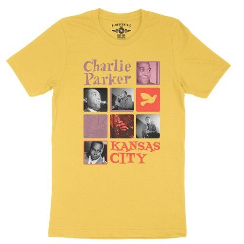 Charlie Parker Boxes T-Shirt - Lightweight Vintage Style