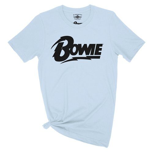 Black David Bowie Diamond Logo T-Shirt - Lightweight Vintage Style