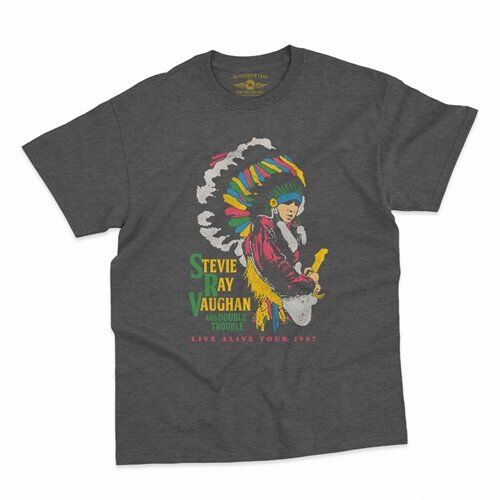 Stevie Ray Vaughan 1987 Vintage Tour T-Shirt - Classic Heavy Cotton