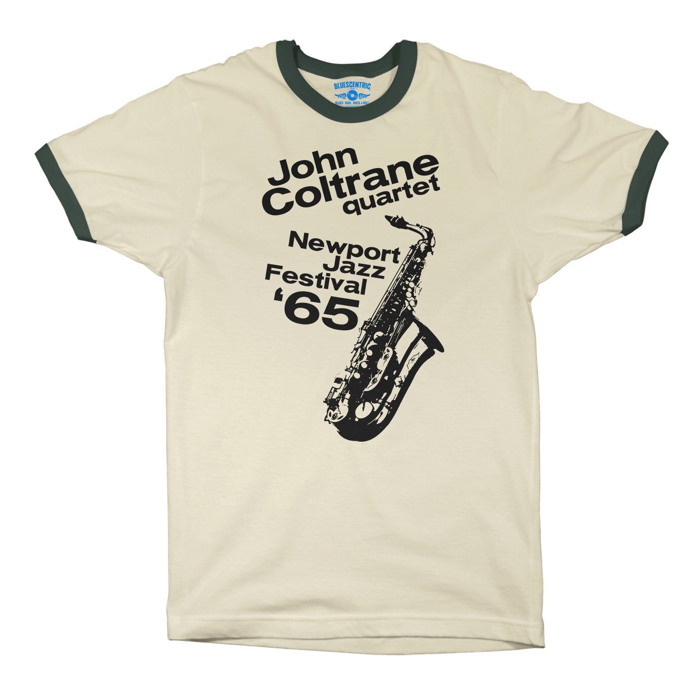 John Coltrane at Newport Jazz Festival Ringer T-Shirt in default